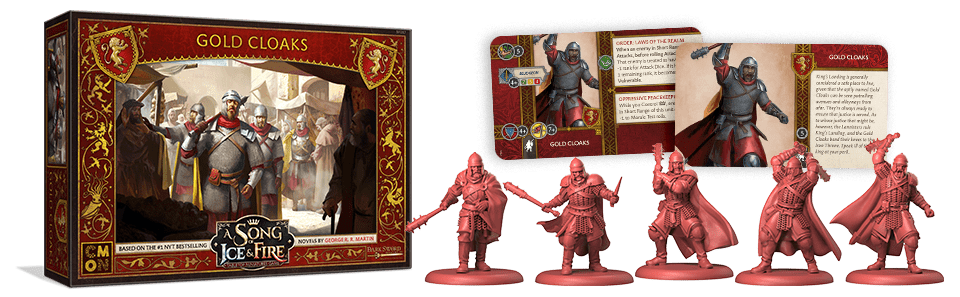 A Song of Ice and Fire : Tabletop Miniatures Game - Lanister Gold Cloaks